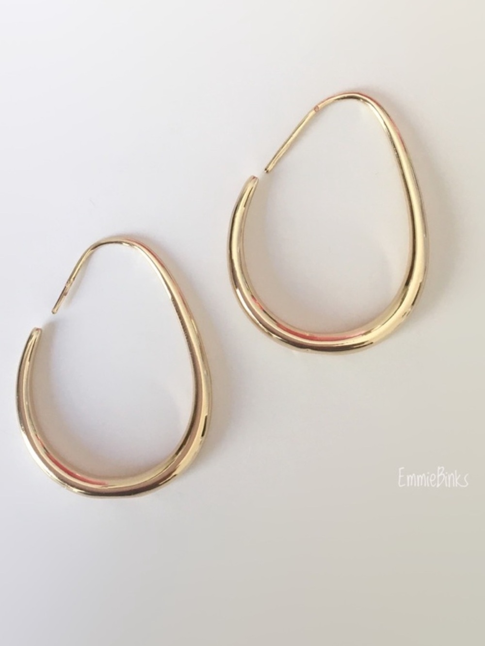 New Loft Metallic Drop Teardrop Earrings - Picture 3 of 11